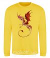 Світшот Летящий дракон Сонячно жовтий фото