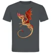 Мужская футболка Дракон в польоті Графит фото