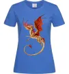 Женская футболка Дракон в польоті Ярко-синий фото