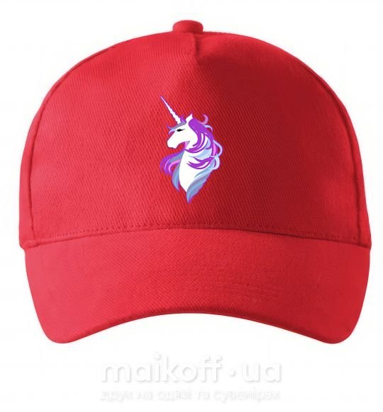 Кепка Violet unicorn Красный фото