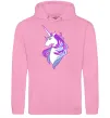 Женская толстовка (худи) Violet unicorn Розовый фото