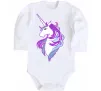 Дитячий бодік Violet unicorn Білий Дитячий бодік Violet unicorn Білий фото