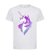 Детская футболка Violet unicorn Белый фото