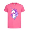 Детская футболка Violet unicorn Ярко-розовый фото