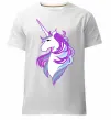 Чоловіча преміум футболка Violet unicorn Білий фото