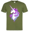 Мужская футболка Violet unicorn Оливковый Мужская футболка Violet unicorn Оливковый фото