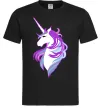 Мужская футболка Violet unicorn Черный Мужская футболка Violet unicorn Черный фото