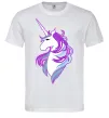 Мужская футболка Violet unicorn Белый Мужская футболка Violet unicorn Белый фото