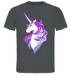 Мужская футболка Violet unicorn Графит Мужская футболка Violet unicorn Графит фото