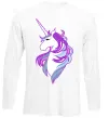 Лонгслив Violet unicorn Белый фото