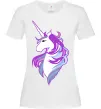 Жіноча футболка Violet unicorn Білий фото