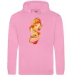Жіноча толстовка (худі) Yellow-red dragon Рожевий фото