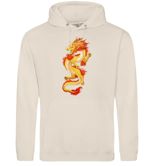 Женская толстовка (худи) Yellow-red dragon Таш фото