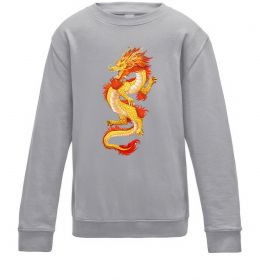 Дитячий світшот Yellow-red dragon