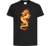 Детская футболка Yellow-red dragon Черный фото