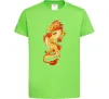 Детская футболка Yellow-red dragon Лаймовый фото