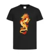 Детская футболка Yellow-red dragon Черный фото