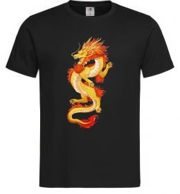 Мужская футболка Yellow-red dragon