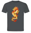 Мужская футболка Yellow-red dragon Графит фото