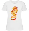 Жіноча футболка Yellow-red dragon Білий фото