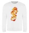 Свитшот Yellow-red dragon Белый Свитшот Yellow-red dragon Белый фото