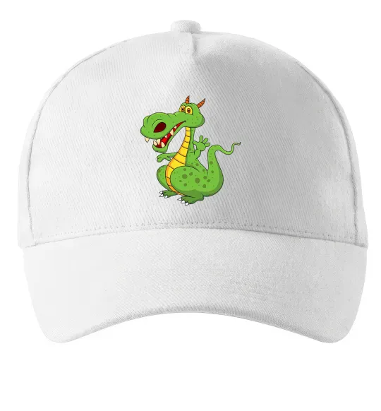 Кепка Мультяшний дракон Белый фото