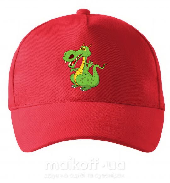 Кепка Мультяшный дракон Червоний фото