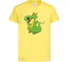 Детская футболка Мультяшний дракон Лимонный фото