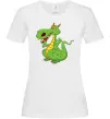 Женская футболка Мультяшний дракон Белый фото