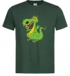 Чоловіча футболка Мультяшний дракон Темно-зелений Чоловіча футболка Мультяшний дракон Темно-зелений фото