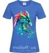 Жіноча футболка Pastel dragon Яскраво-синій фото