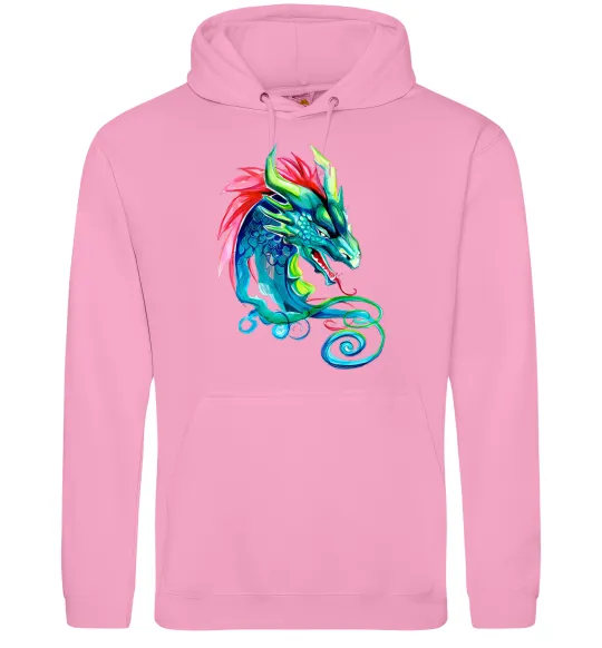 Жіноча толстовка (худі) Pastel dragon Рожевий фото