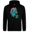 Жіноча толстовка (худі) Pastel dragon Чорний фото