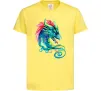Детская футболка Pastel dragon Лимонный фото