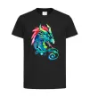 Дитяча футболка Pastel dragon Чорний фото