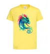 Дитяча футболка Pastel dragon Лимонний фото