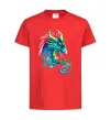 Дитяча футболка Pastel dragon Червоний фото