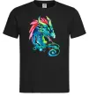 Мужская футболка Pastel dragon Черный фото