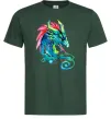 Мужская футболка Pastel dragon Темно-зеленый фото
