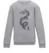 Дитячий світшот Japan dragon Сірий меланж Дитячий світшот Japan dragon Сірий меланж фото