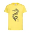 Дитяча футболка Japan dragon Лимонний фото