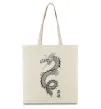 Еко-сумка Japan dragon Бежевий фото