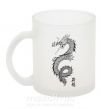 Чашка скляна Japan dragon Фроузен фото