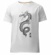 Чоловіча преміум футболка Japan dragon Білий фото