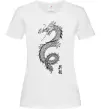 Жіноча футболка Japan dragon Білий фото