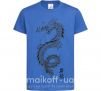 Детская футболка Japan dragon Ярко-синий фото