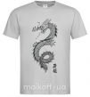 Мужская футболка Japan dragon Серый фото