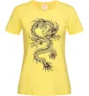 Женская футболка Малюнок дракона Лимонный Женская футболка Малюнок дракона Лимонный фото