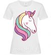 Жіноча футболка Heart unicorn Білий фото