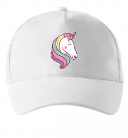 Кепка Cupcake unicorn Белый фото